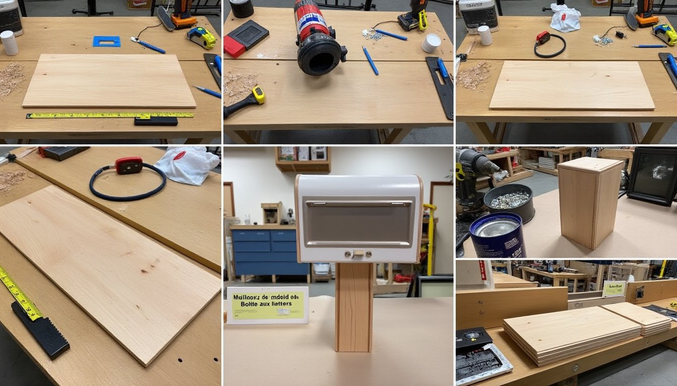 Comment fabriquer une boîte aux lettres : guide étape par étape