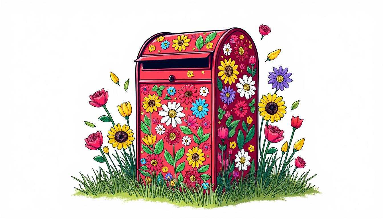 découvrez comment créer une boîte aux lettres personnalisée avec des fleurs grâce à notre guide diy facile et créatif.