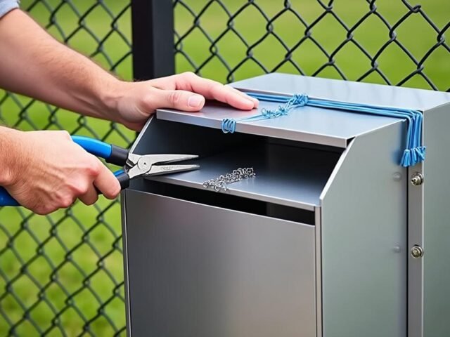 Comment fixer une boîte aux lettres sur un grillage ou une clôture légère