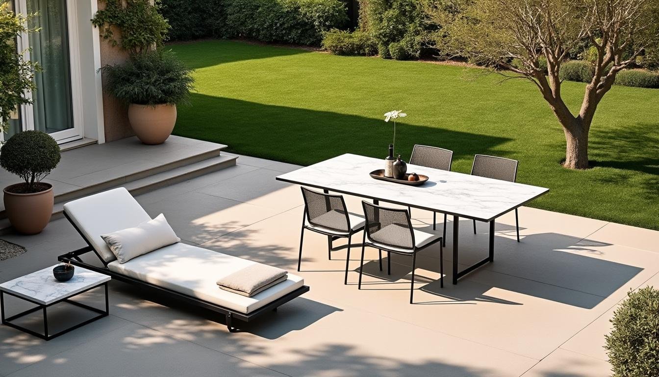 découvrez notre mobilier extérieur haut de gamme fabriqué en france, alliant élégance, qualité et durabilité pour sublimer vos espaces extérieurs.