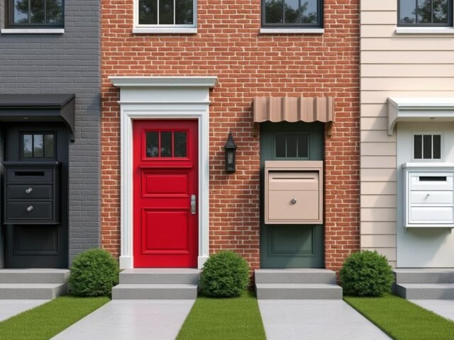 Quelle couleur de boîte aux lettres choisir selon la façade ?