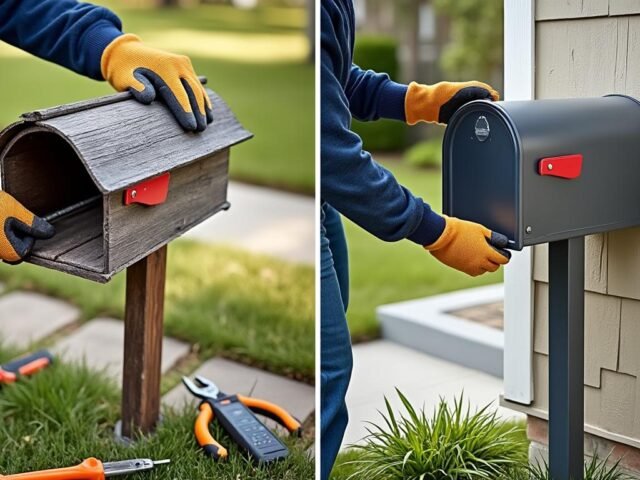 Remplacer une ancienne boîte aux lettres : comment démonter proprement et installer la nouvelle