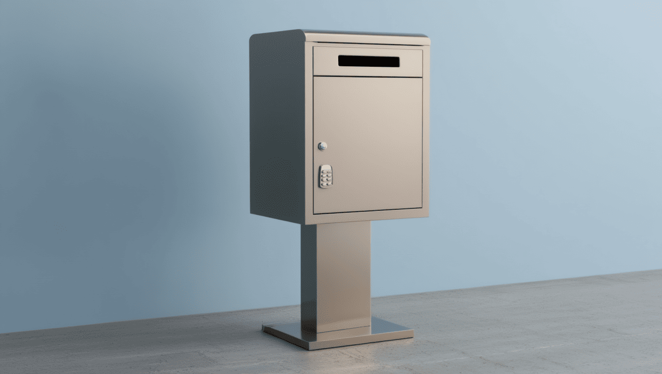 Boîte aux lettres anti-vol sécurisée