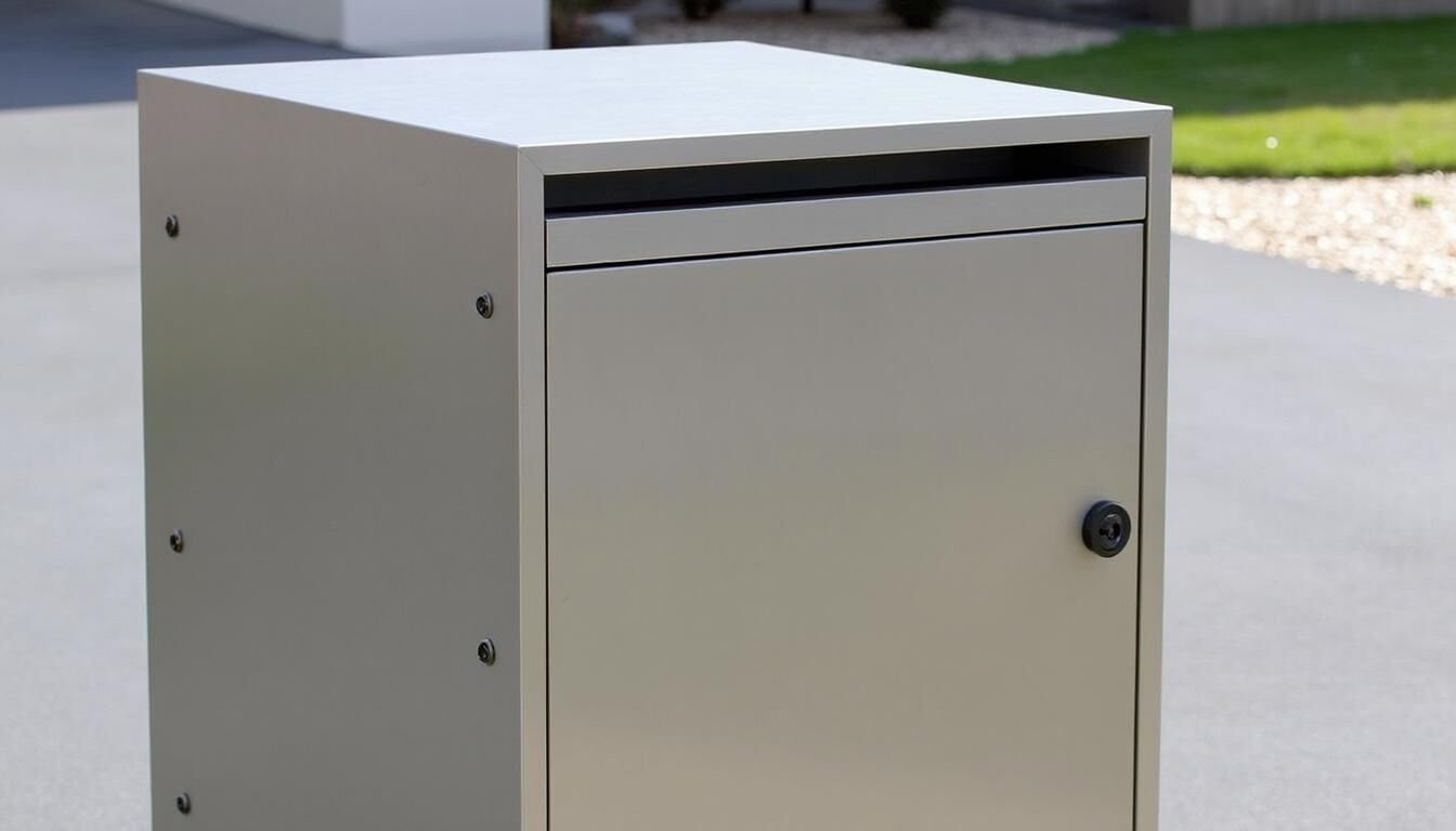 Découvrez notre boîte aux lettres anti-vol en acier inoxydable, conçue pour une sécurité renforcée et une protection optimale de votre courrier contre le vol et les intempéries.