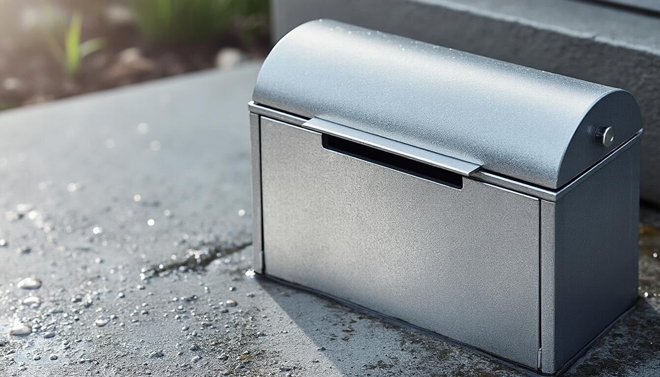 Découvrez notre boîte aux lettres grande capacité, spécialement conçue pour accueillir facilement vos colis volumineux en toute sécurité.