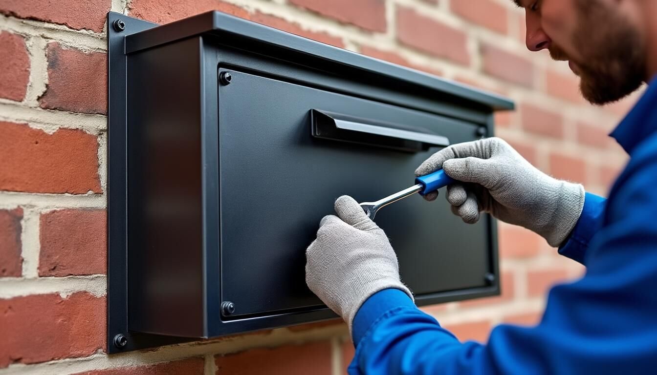 Découvrez notre boîte aux lettres grande capacité, idéale pour recevoir des colis volumineux en toute sécurité et praticité.
