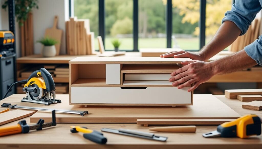 découvrez comment fabriquer une boîte de rangement design et fonctionnelle en contreplaqué, étape par étape, pour organiser votre intérieur avec style.