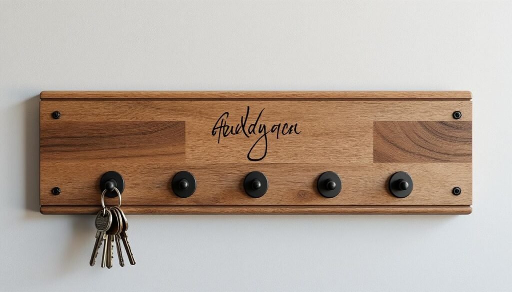 apprenez à fabriquer un porte-clés mural personnalisé facilement avec notre guide diy étape par étape. ajoutez une touche unique à votre décoration tout en organisant vos clés.