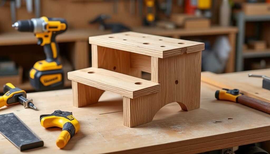 apprenez à fabriquer un marchepied stable et compact grâce à ce guide simple idéal pour les débutants en bricolage. suivez étape par étape les instructions pour créer votre propre outil pratique.