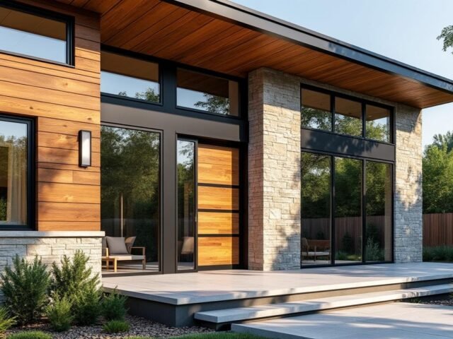 Matériaux tendance pour relooker sa façade