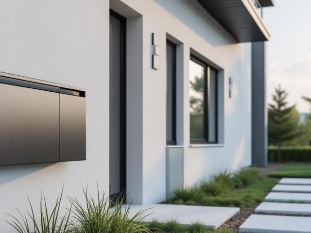 Styles de boîtes aux lettres qui matchent avec les façades modernes