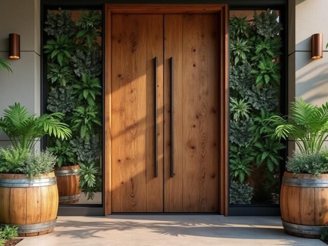 Rendre son entrée plus durable avec des matériaux recyclés