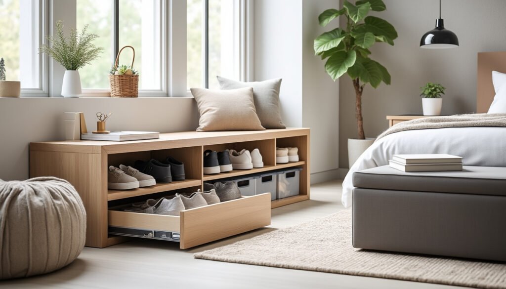découvrez les meilleures astuces pour ranger vos chaussures discrètement et gagner de l'espace tout en gardant un intérieur organisé et esthétique.